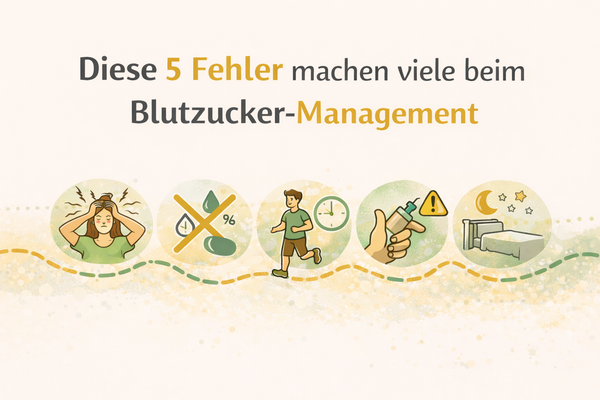 Diese 5 Fehler machen viele beim Blutzucker-Management – und so kannst du entspannter damit umgehen