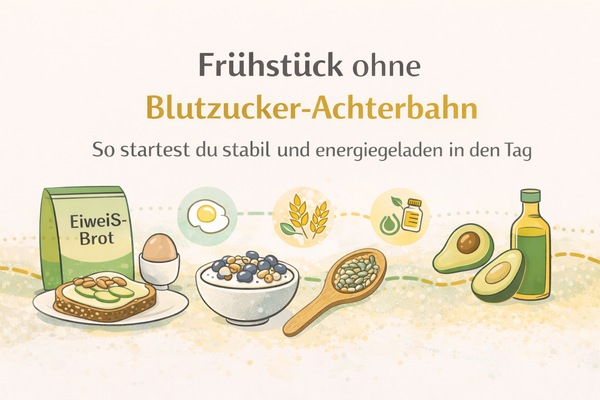 Die 4 Bausteine für ein blutzuckerfreundliches Frühstück