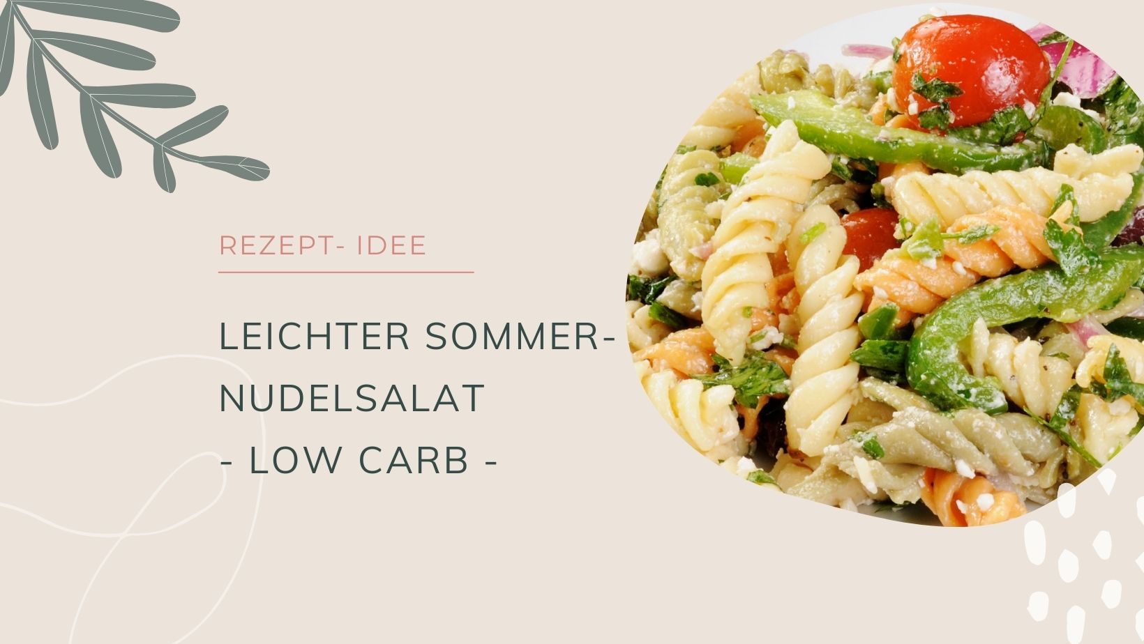 Low Carb Sommer-Nudelsalat – Laibmann® - Dein Shop für zuckerbewusste ... Low Carb Sommer-Nudelsalat – Laibmann® - Dein Shop für zuckerbewusste ...