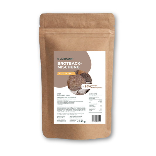 Glutenfreie Low-Carb Brotbackmischung – keto, proteinreich – Einzelpackung