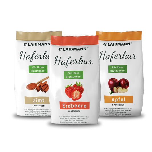 Laibmann® Haferkur – Erdbeer, Zimt oder Apfel – Einzelpackung