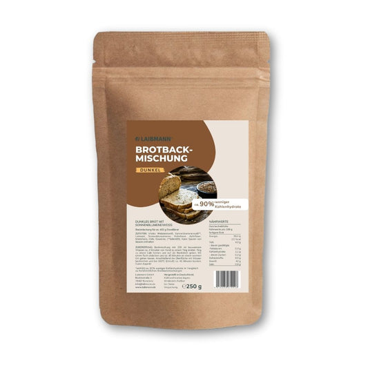 Low-Carb Brotbackmischung Dunkel – keto, proteinreich – Einzelpackung