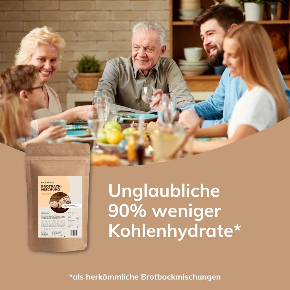 Low-Carb Brotbackmischung Hell – keto, proteinreich – Sparpaket