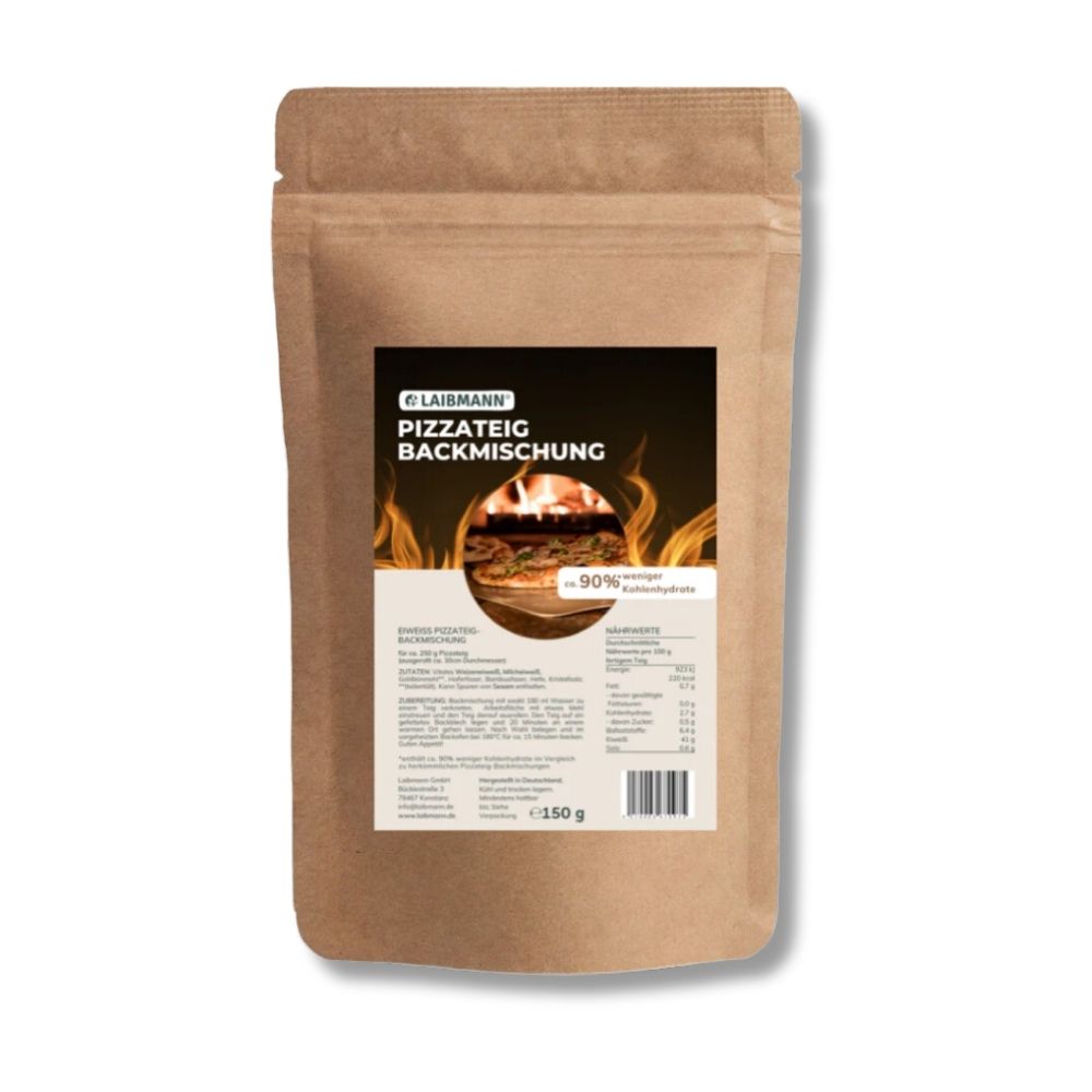 Low-Carb Pizzateig Backmischungen – keto, proteinreich – Sparpaket