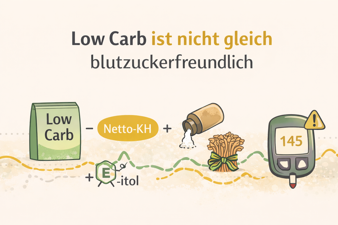 Low Carb ist nicht gleich blutzuckerfreundlich – worauf du wirklich achten solltest
