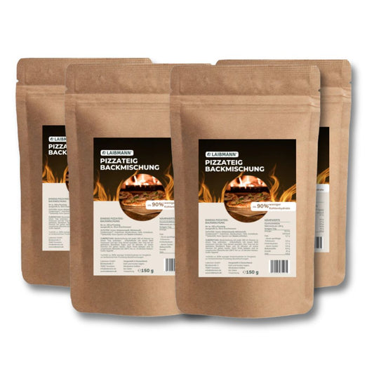 Low-Carb Pizzateig Backmischungen – keto, proteinreich – Sparpaket